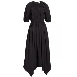 Ulla Johnson Cybil Dress Puff Sleeve Handkerchief 